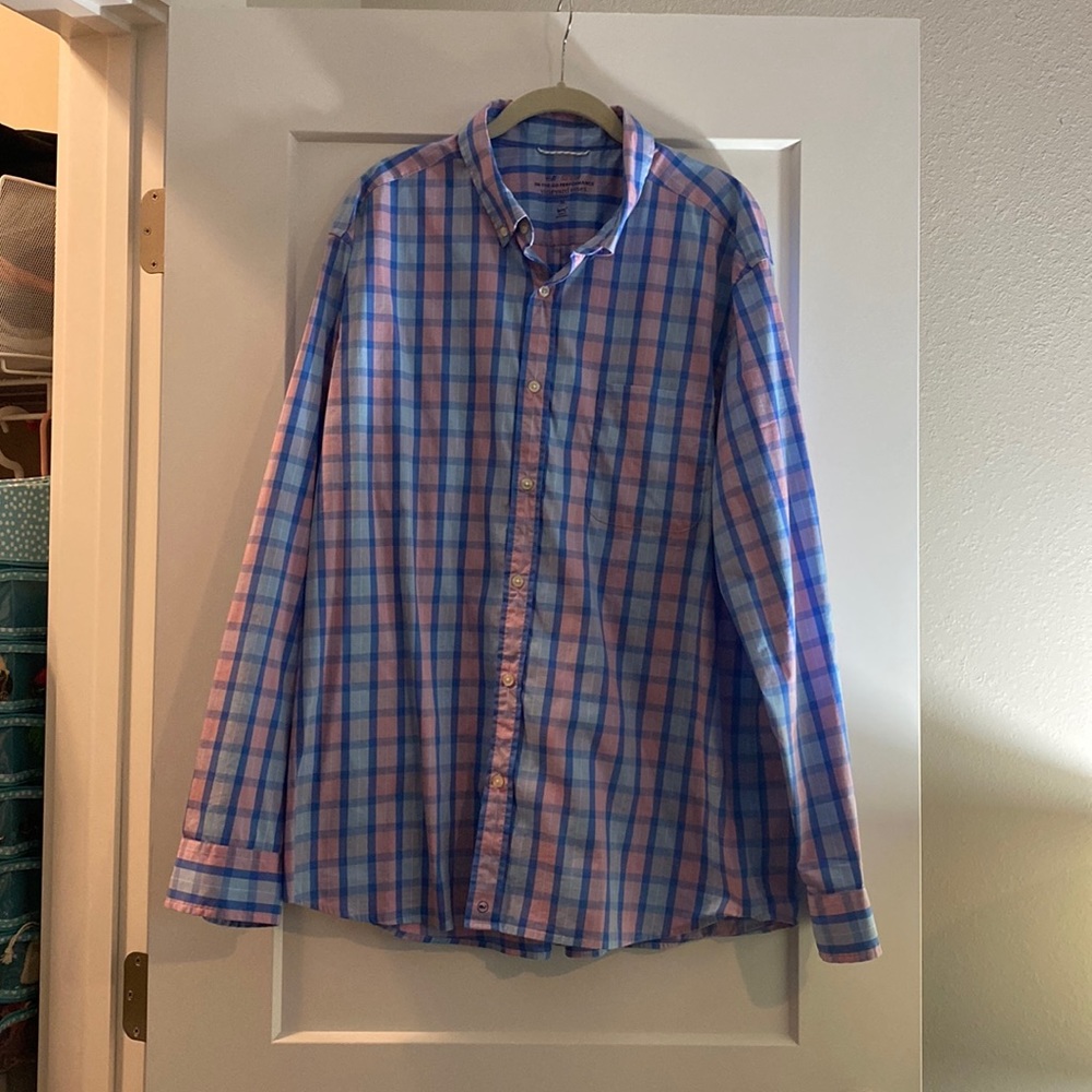 Vineyard Vines On The Go Performance Long Sleeve Shirt